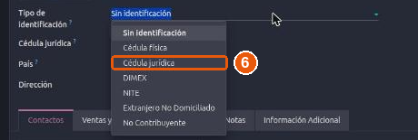 Tipo de identificación